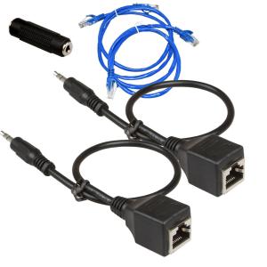 China 3.5mm 1/8 Custom Wire Assemblies RJ45 Male To Female Cat5 Cat6 on sale