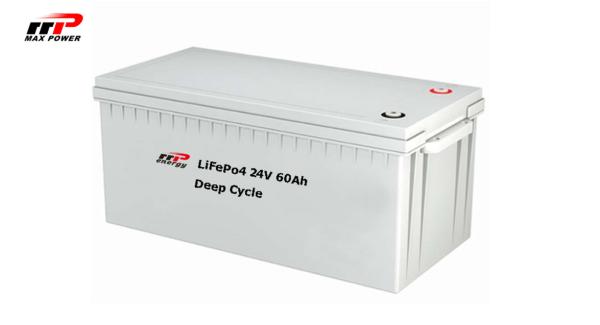Cheap Durable RV Solar Panel Storage Battery , High Capacity Lithium Ion Battery 24V 60Ah for sale