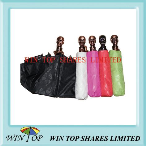 Cheap Auto Open and Close skull Umbrella for sale