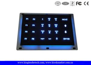 Illuminated Industrial Numeric Keypad Panel Mount With 6x4 Matrix Keys