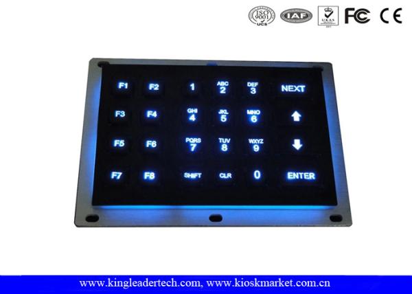Cheap Illuminated Industrial Numeric Keypad Panel Mount With 6x4 Matrix Keys for sale