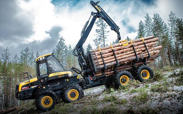 Cheap 8 Wheels Forestry Logging Skidder Easy Handling Process for sale