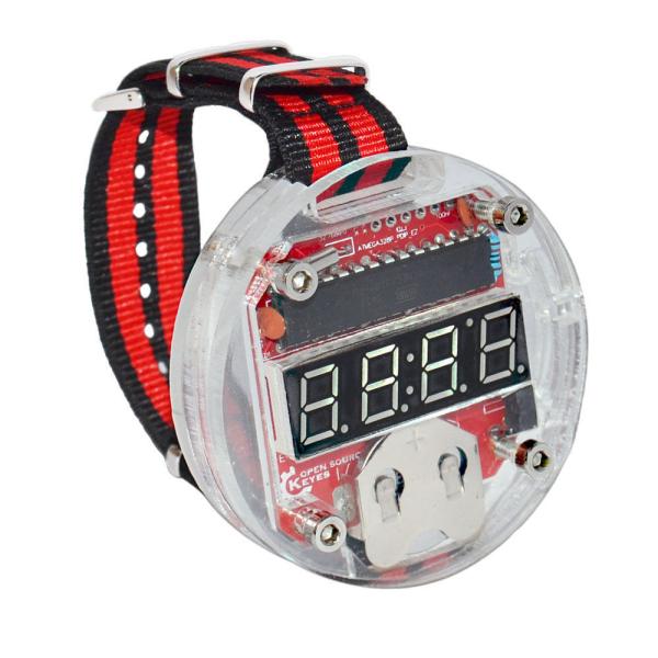 Cheap Precision Electronic Kit Big Time Watch Kit 80g Weight With 4 Digit 7 Segment Display for sale