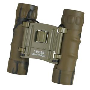 China Mult Coated 10x25mm High Magnification Binoculars 2.5mm Exit pupil on sale