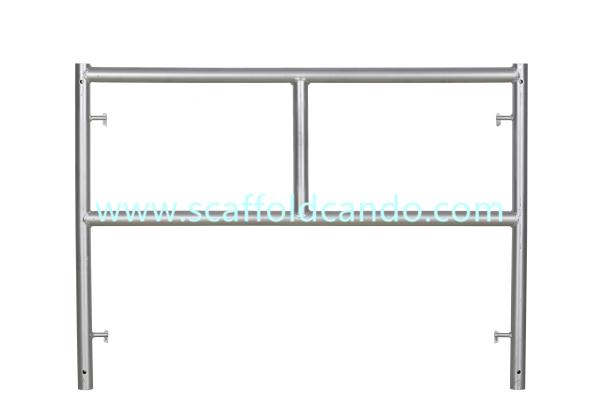 Cheap Q235 pre-galvanized painted scaffolding door frame ladder frame 1219*1700, 914*1700, 914*1524mm for construction project for sale