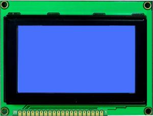 China STN Mode Lcd Graphic Display 128x64 Arduino With Blue Backlight on sale