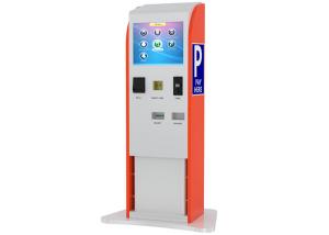 Best Bills / Coins / Cards Accepted Touch Screen Stands Kiosk for Parking Payment Indoor wholesale