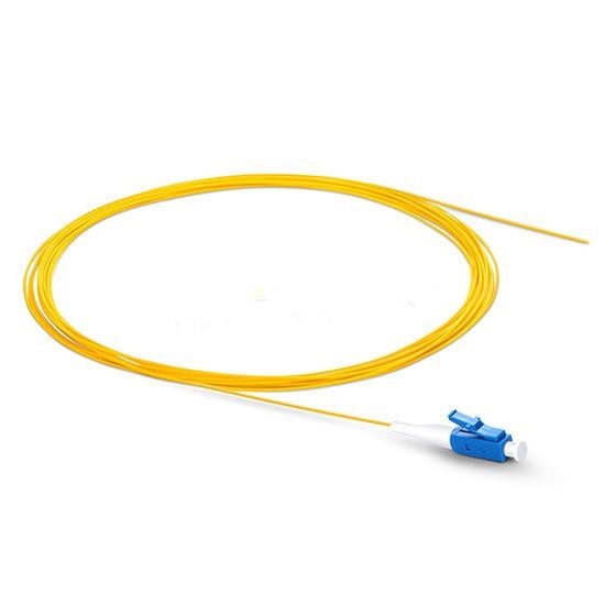 Cheap 3ft LC UPC Simplex Pigtail Single Mode Fiber Jumpers For Communication Devices for sale