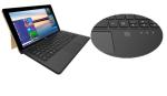 Custom POGO PIN Keyboard With Fingerprint ID , 11.6 Inch Black Computer Keyboard