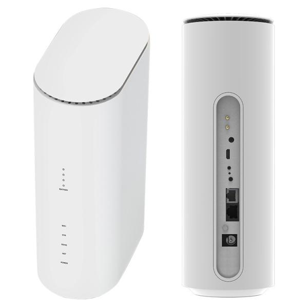 Cheap 5G Dual Band WiFi Router with 2 External Antennas White Color and Enhanced Wireless Security for sale