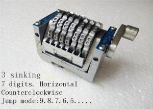  Rotary Numbering Machine Horizontal Counterclockwise Three Sinking