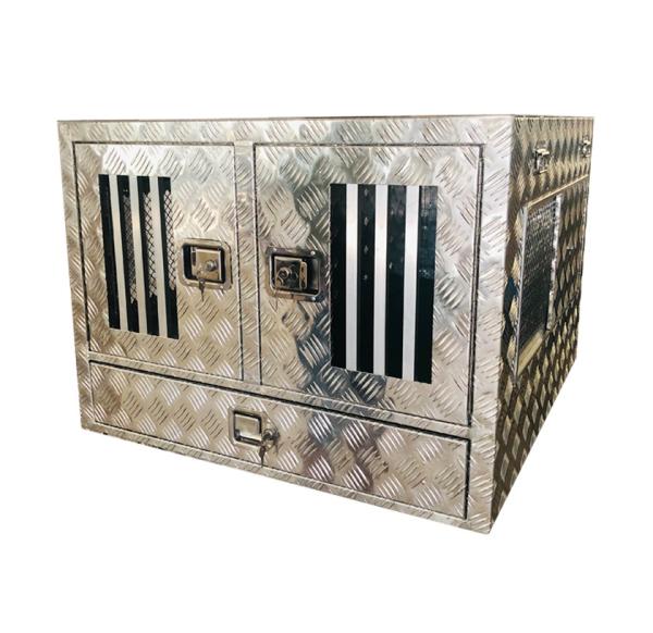 Cheap Heavy Duty Aluminum Dog Box For UTE / ATV / UTV Customization Available for sale