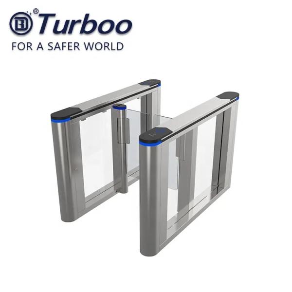 Cheap High Security Swing Turnstile Barrier Fully Automatic Access Control With QR Code Reader for sale