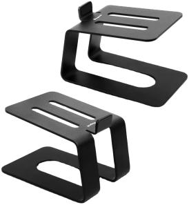 Process Bending Universal Desk Stand for Small and Medium Bookshelf Computer Speakers