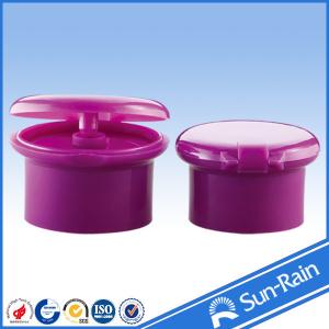 Best Non spill plastic cap shampoo flip top bottle cap for cosmetic packaging wholesale