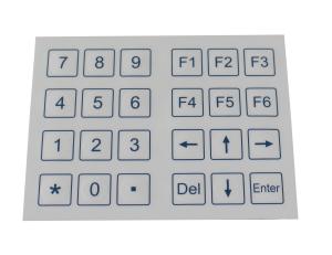 Best 24 Keys Dust Proof Industrial Membrane Keypad With Dot Matrix wholesale
