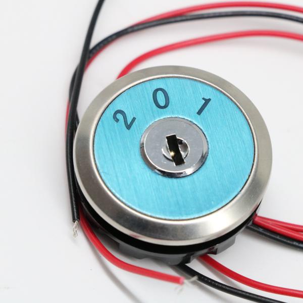 Cheap Elevator Lock Button With Key 30mm Size for sale