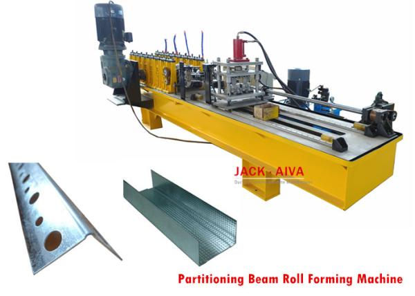 Cheap Partitioning Beam Roll Forming Machine​, With double lines moulds for sale