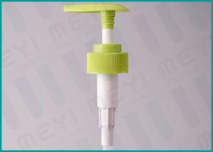 Best Green PP Lotion Pump Dispenser 33mm For Liquid Soap / Hair Conditioner wholesale