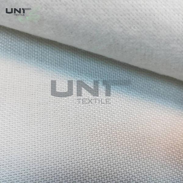 Cheap Smooth Surface Wool Tie Interlining / Necktie Interlining Double Layer Brush for sale