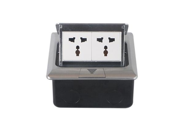 Cheap Built - In Pop Up Floor Outlet With Double Positions India International Type Socket for sale