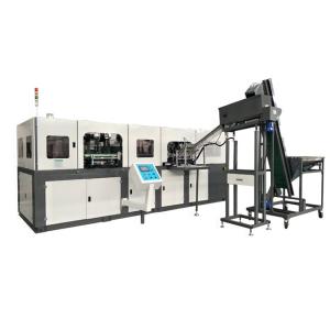 China Small Semi Automatic Plastic Bottle Making Machine 500ml Pet Blowing Machine 6 Cavity High Speed Bottle Blowing Equipment , Automatic Servo 2l Blow Molding Machine on sale