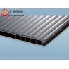 Corrosion Resistant Black ESD Corrugated Plastic Sheet 5mm Thickness for sale