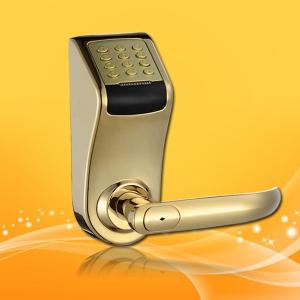 Password Door Lock Low Voltage Warning with Mechanical Key and Electronic Deadbolt