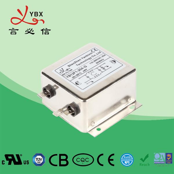 Cheap Termilar Block AC Power Noise Filter , EMC Filters For AC Power Line for sale