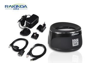 Black Desktop Barcode Scanner Connect to POS Realizing QR Code Payment