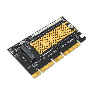 China M.2 Nvme SSD To PCI E Adapter 4X 8X 16X With 3528 Colorful Flash LED on sale