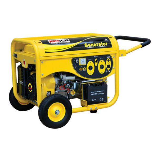 Cheap 5.0KVA Gasoline Generator with Handle & Wheels for sale