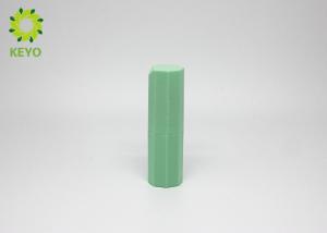 Best Hexagon Shape Empty Lipstick Tube Container , Plastic Material Lip Balm Case wholesale