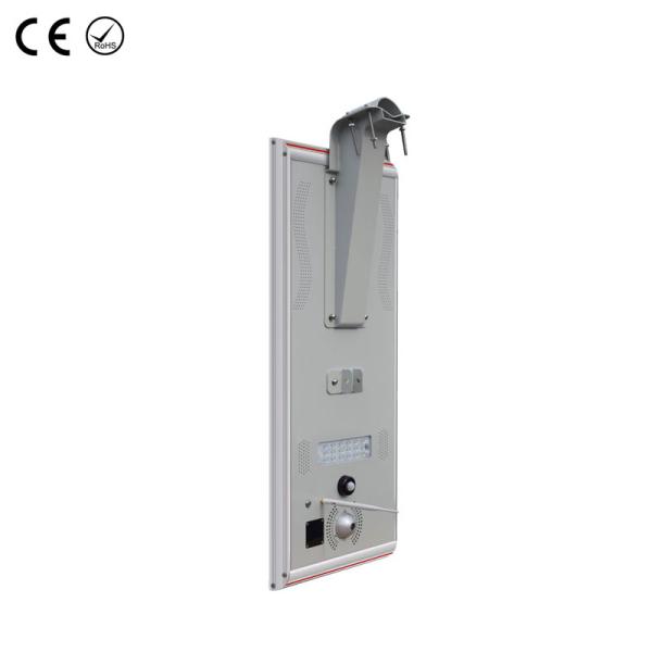 Cheap 140lm/w PIR Sensor Outside Solar Powered LED Street Light for sale