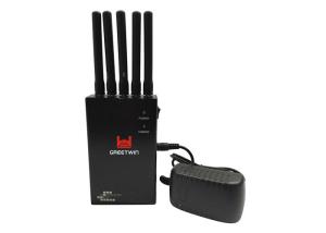 China High Power 2.5 W Handheld Cell Phone Jammer 3G / 4G / Wifi Shielding on sale