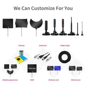 Best Long Range Digital Outdoor Tv Antenna with 50w Max Input Power F /IEC Customizable Connect Type wholesale