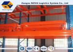 Customized Push Back Pallet Racking With First In / Last Out Storage Type