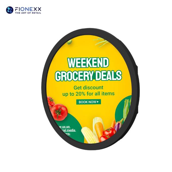 Cheap 1280x1280 Resolution Circular Lcd Display for Retail Store Digital Advertising Poster for sale