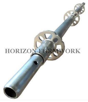 Cheap Vertical Ringlock Scaffolding System 1.5m , Sure Lock Scaffold System With Rosette for sale
