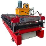 840 trapezoidal sheet and 836 corrugated double layer roll forming machine for