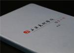 Large size customized double paper color inside UV printing fabric journal