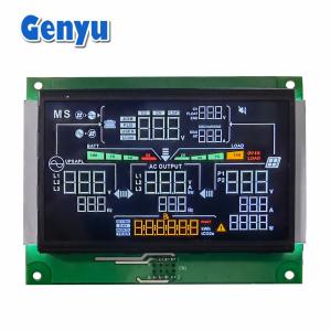 Custom Segment LCD Display 4.3 Inch VA Black Screen White Backlight 5.0V
