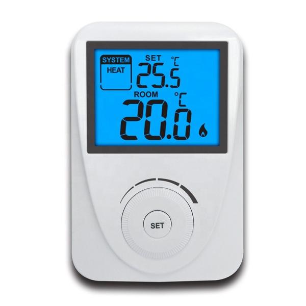 Cheap Riseem Twist Switch Wired Room Thermostat Sensor Non - Programmable  Energy Saving LVD EMC for sale