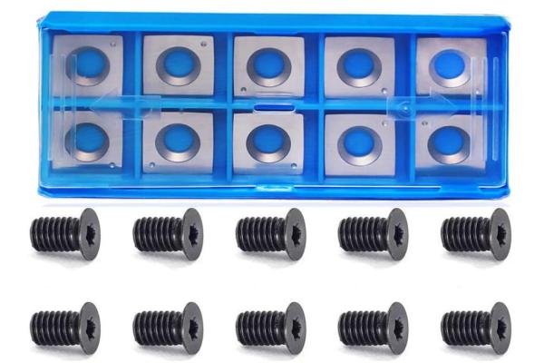 Cheap Tungsten Carbide Square Turning Inserts 15x15x2.5-30°R150 for sale