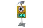 50W Solar Powered Radar Speed Display Board Detecting Portable Variable Message