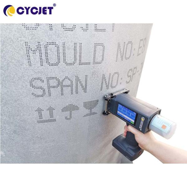 Cheap DOD Expiry Date Printing Machine Inkjet 2 Lines For Concrete Structure for sale