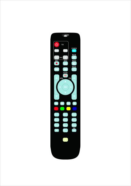 Cheap Artful Easy To Take IR TV Remote Full Operational Low Power Operation Stable In Performance for sale