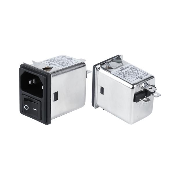Cheap Yanbixin YB-B Series IEC Inlet Filter With Switch Noise Filter For Freezer Cabinet for sale