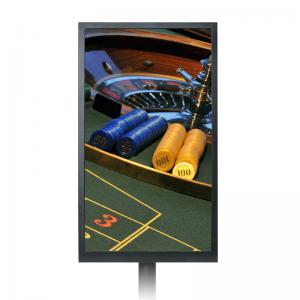 China 27 Inch LCD Monitor Resolution Double Side LCD Monitor Floor Standing Digital Signage on sale