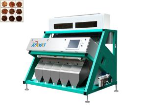 CCD Sensor Coffee Beans Color Sorter With 5 Chutes Capacity 8 T/H